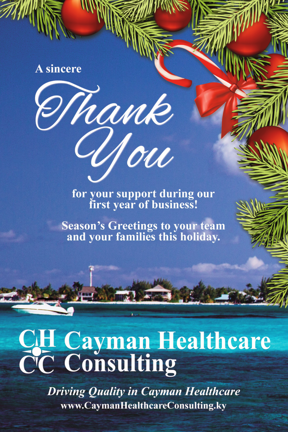 Cayman Healthcare Consulting - Christmas Flyer 2016