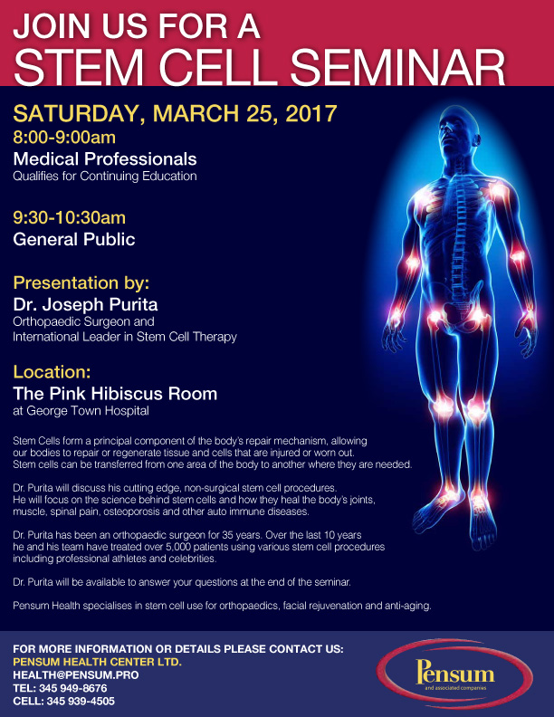 CHCC | Stem Cell Seminar This Saturday